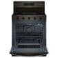 Whirlpool 5 Cu. Ft. Gas Range with Air Cooking Technology in Black-on-Stainless, , large