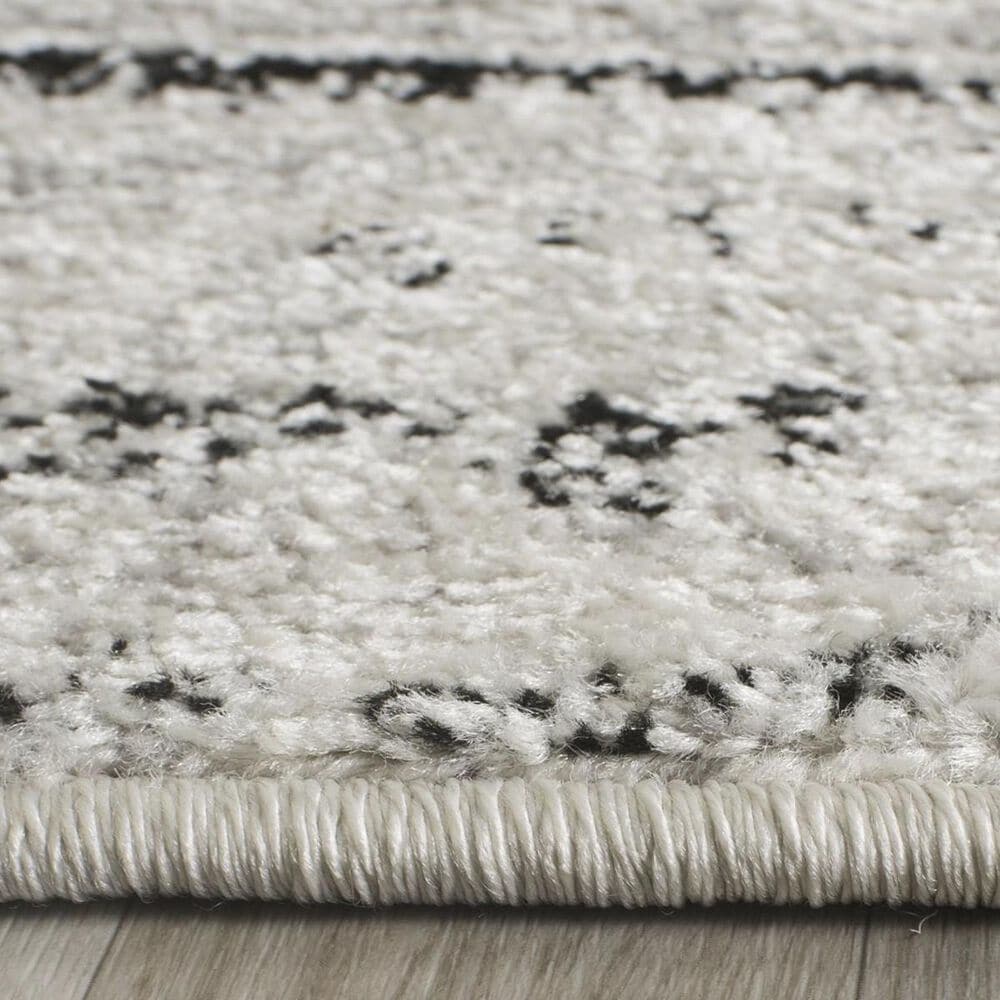 Safavieh Adirondack ADR117B 2&#39;6&quot; x 10&#39; Ivory and Silver Runner, , large