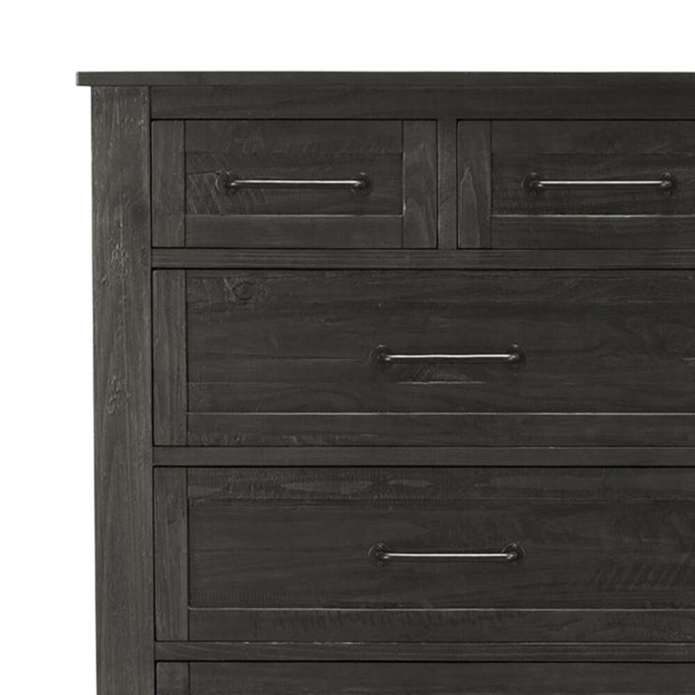 A-America Sun Valley 5 Drawer Chest in Charcoal, , large