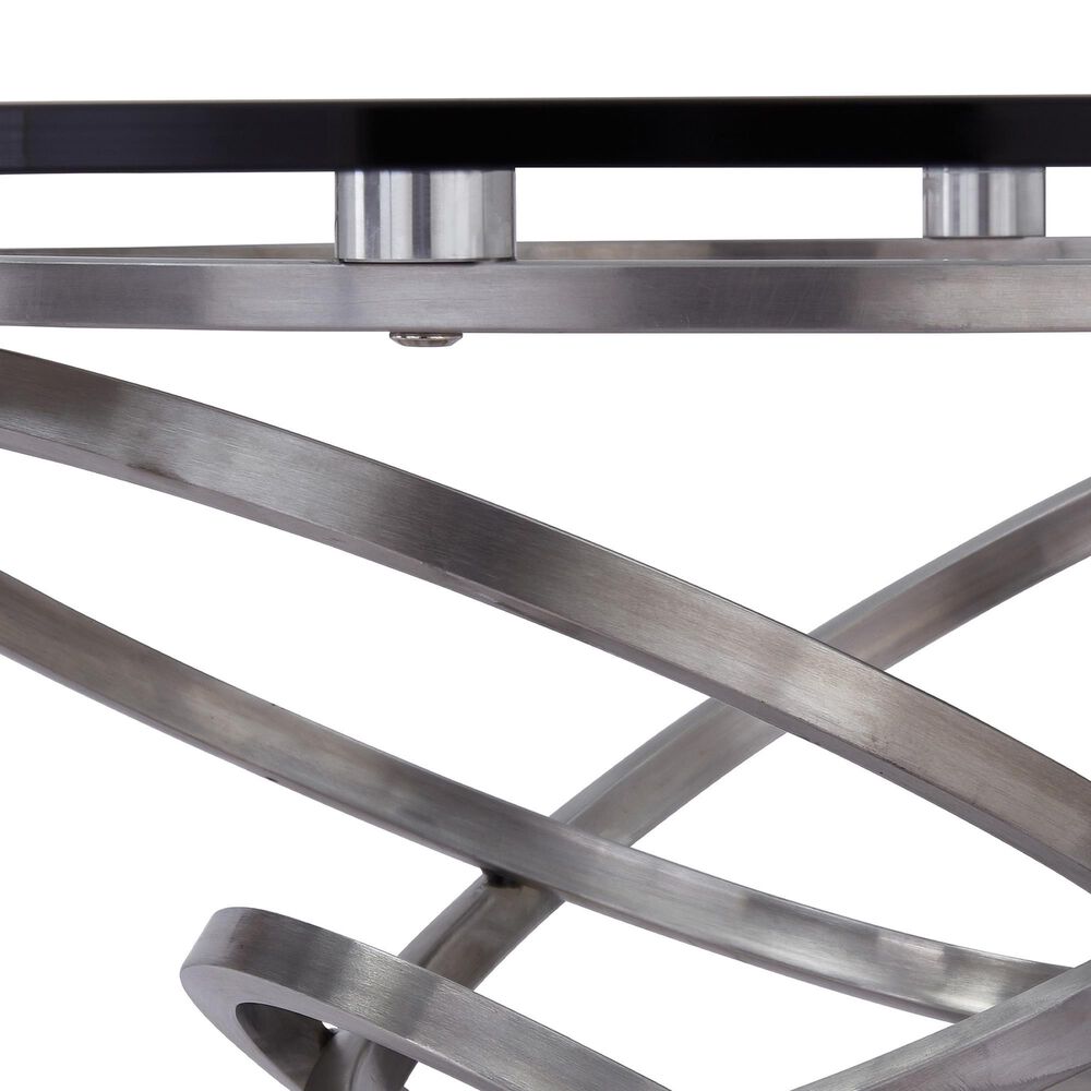 Blue River Wendy Dining Table in Brushed Stainless Steel - Table Only, , large