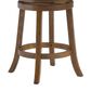 Sasha Lee Solid Wood and Upholstered Barstool in Brown, , large