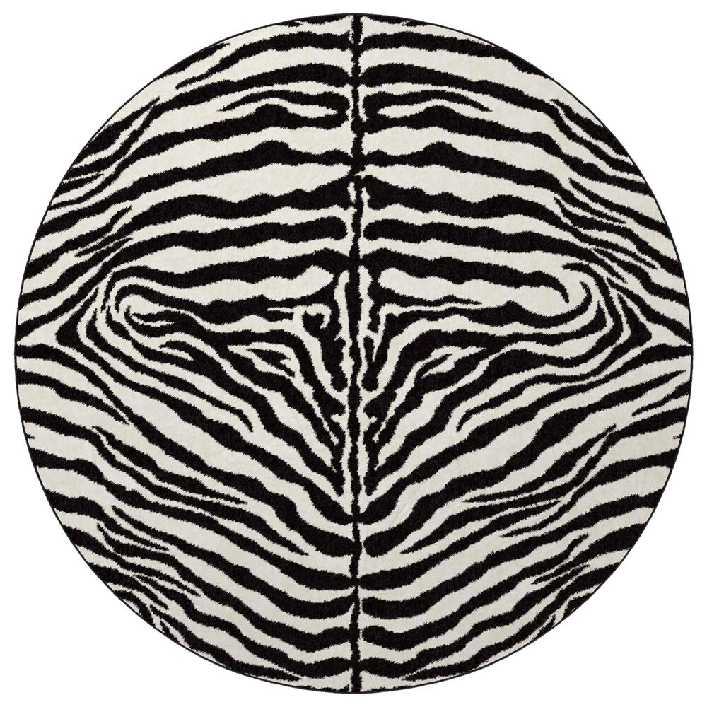 Dalyn Rug Company Akina AK1 8" Round Ivory Area Rug, , large