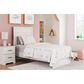 Ashley Stelsie Twin Panel Bed in White, , large