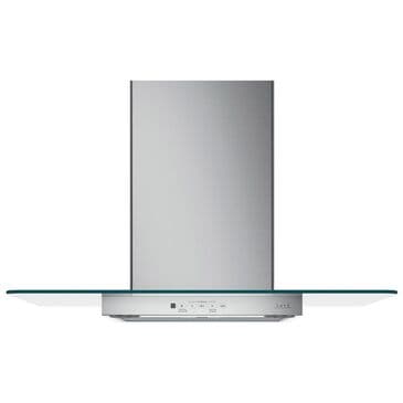 Cafe 30" Wall-Mount Glass Canopy Chimney Hood in Stainless Steel, , large