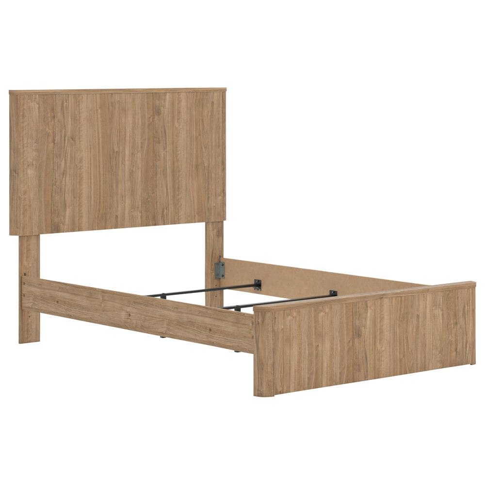 Ashley Gramburg 4 Piece Full Panel Bedroom Set in Warm Brown, , large