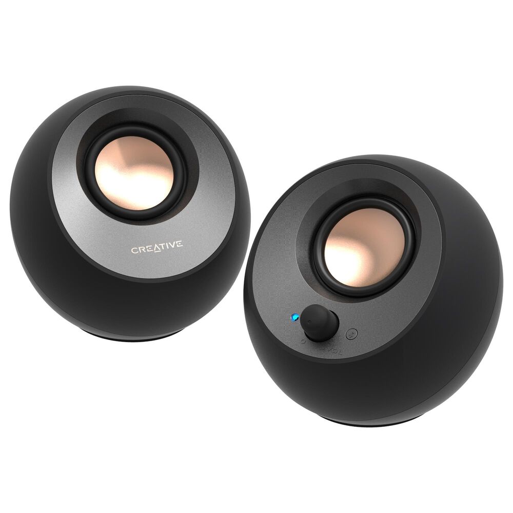 Creative Labs Pebble V3  2.0 USB-C Desktop Speaker with Bluetooth in Black, , large