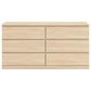 Ashley Onita 6-Drawer Dresser in Natural, , large