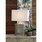 Ashley Deondra Metal Table Lamp in Gray, , large