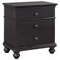 Riva Ridge Oxford 5 Piece King Storage Panel Bedroom Set in Black, , large
