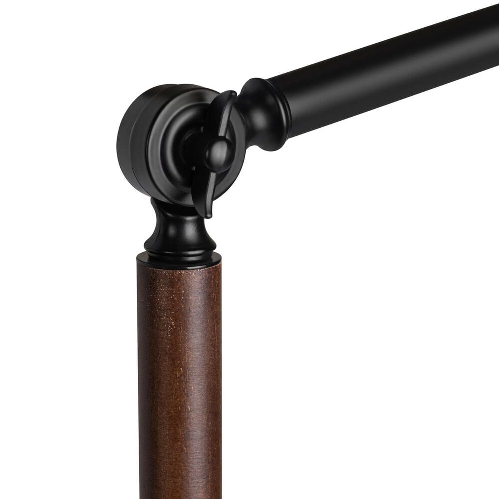 Crestview Collection Churchill Floor Lamp in Black and Brown, , large