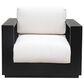 GatherCraft Milan Club Chair with Cushion in Linen Ivory, , large