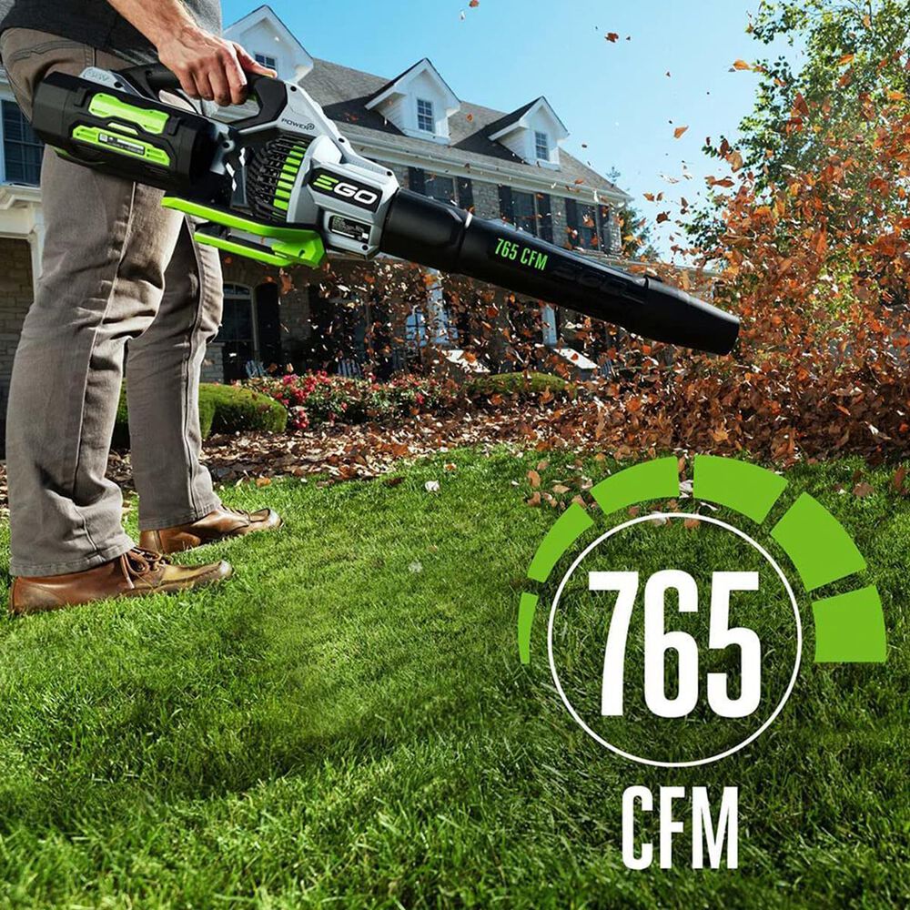 EGO POWER+ 56-volt 765-CFM 200-MPH Battery Handheld Leaf Blower 5 Ah (Battery and Charger Included), , large