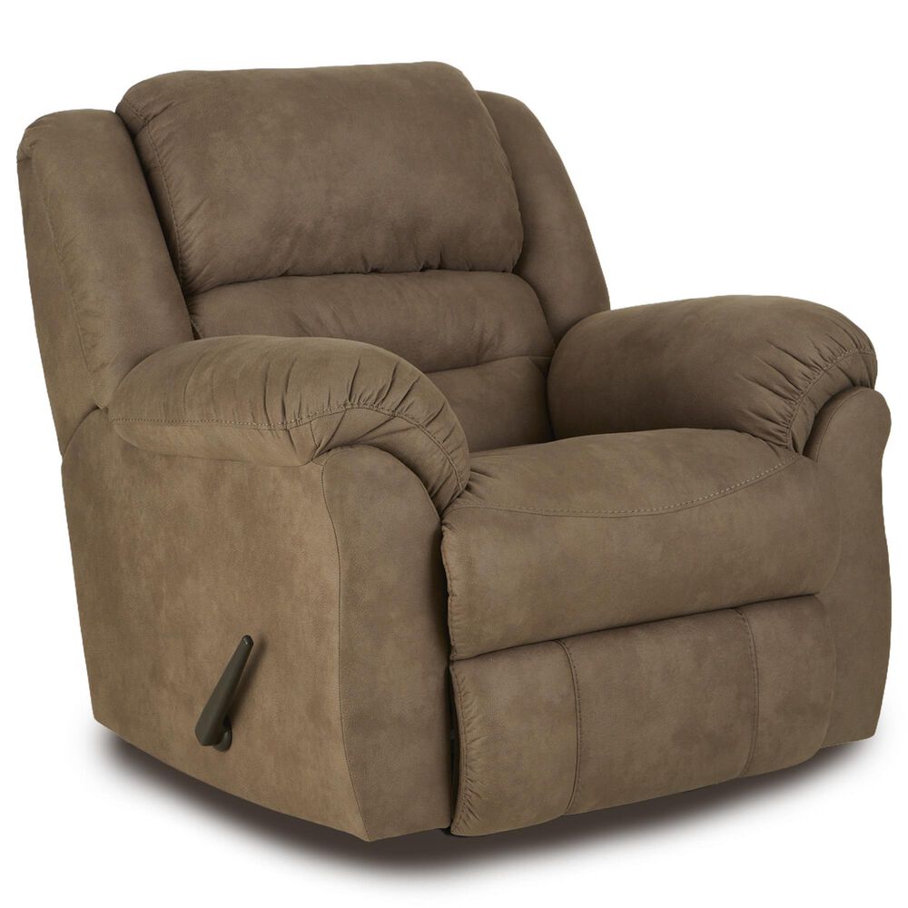 HomeStretch Gambler Manual Rocker Recliner in Bridgestone Truffle, , large