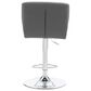 Linon Home Decor Bohen Swivel Bar Stool in Polished Chrome, , large