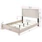 Crown Mark Charlie 5-Piece King Panel Bedroom Set in White, , large