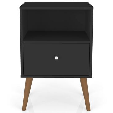 Dayton Liberty 1 Drawer Nightstand in Black, , large