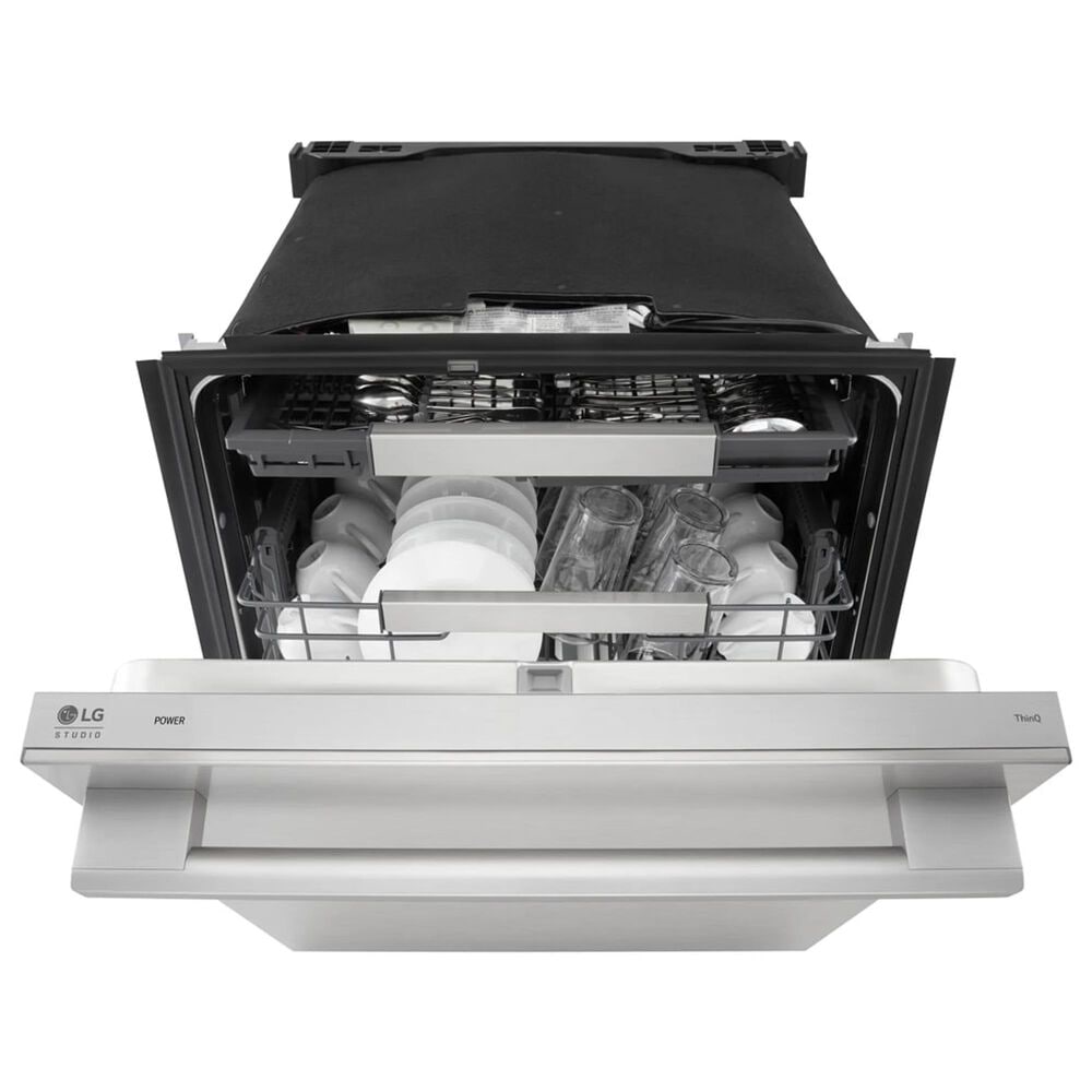 LG Studio 24&quot; Built-In Dishwasher with TrueSteam and Dynamic Heat Dry in Stainless Steel, , large
