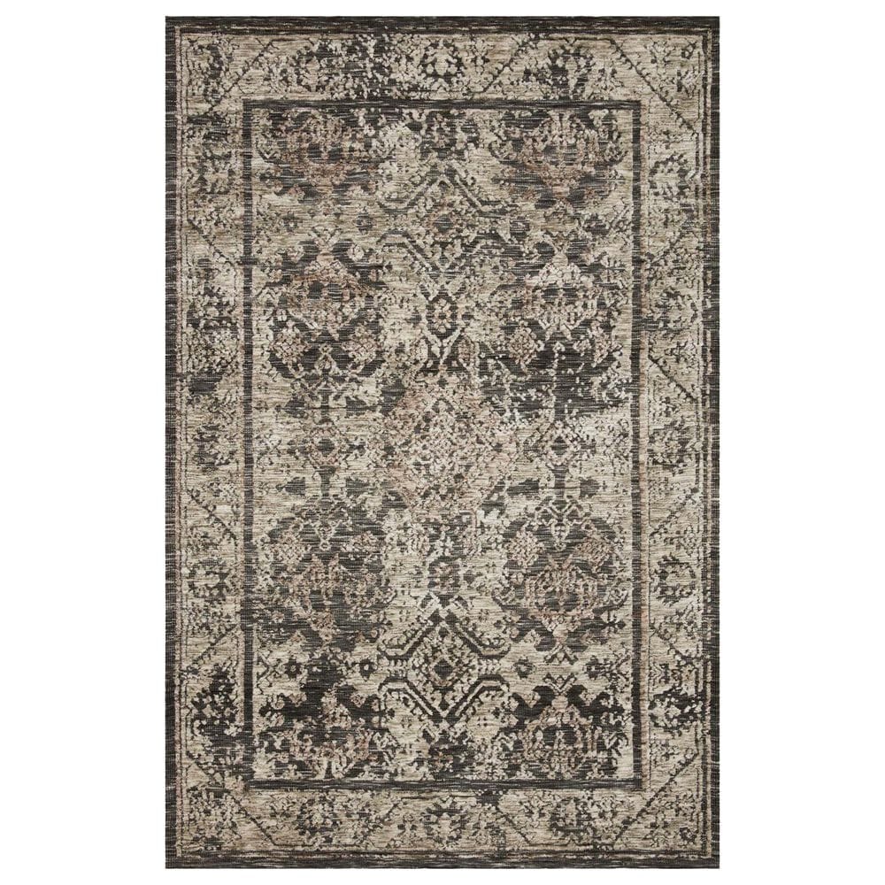 Magnolia Home Lindsay LIS-04 2"6" x 7"6" Charcoal and Beige Area Rug, , large