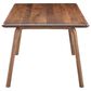 Moe"s Home Collection Malibu Dining Table in Brown - Table Only, , large