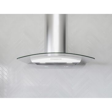 Zephyr Milano 36" Wall Range Hood in Stainless Steel and Glass, , large