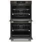 KitchenAid 2-Piece Kitchen Package with Black Ore 30" Smart Double Wall Oven and Stainless Steel 36" Gas Cooktop, , large