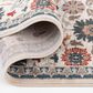 Central Oriental Rooted Champagne and Multicolor 5"3" x 7"7" Area Rug, , large