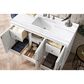 James Martin Vanities Athens 48" Single Bathroom Vanity in Glossy White with 3 cm Arctic Fall Solid Surface Top and Rectangular Sink, , large