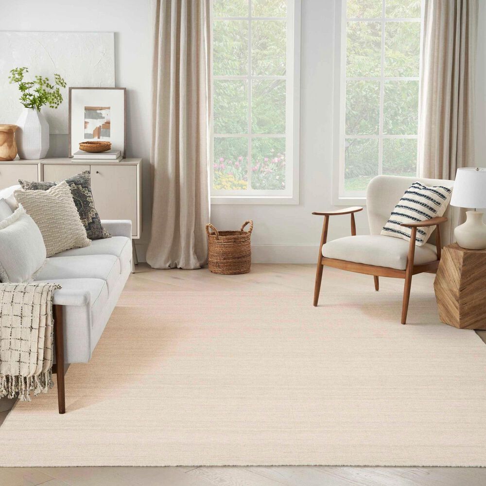 Nourison Interweave 8&#39; x 10&#39; Beige Area Rug, , large