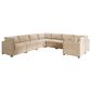 HOMLUX 8-Piece Oversized U-Sectional in Beige, , large