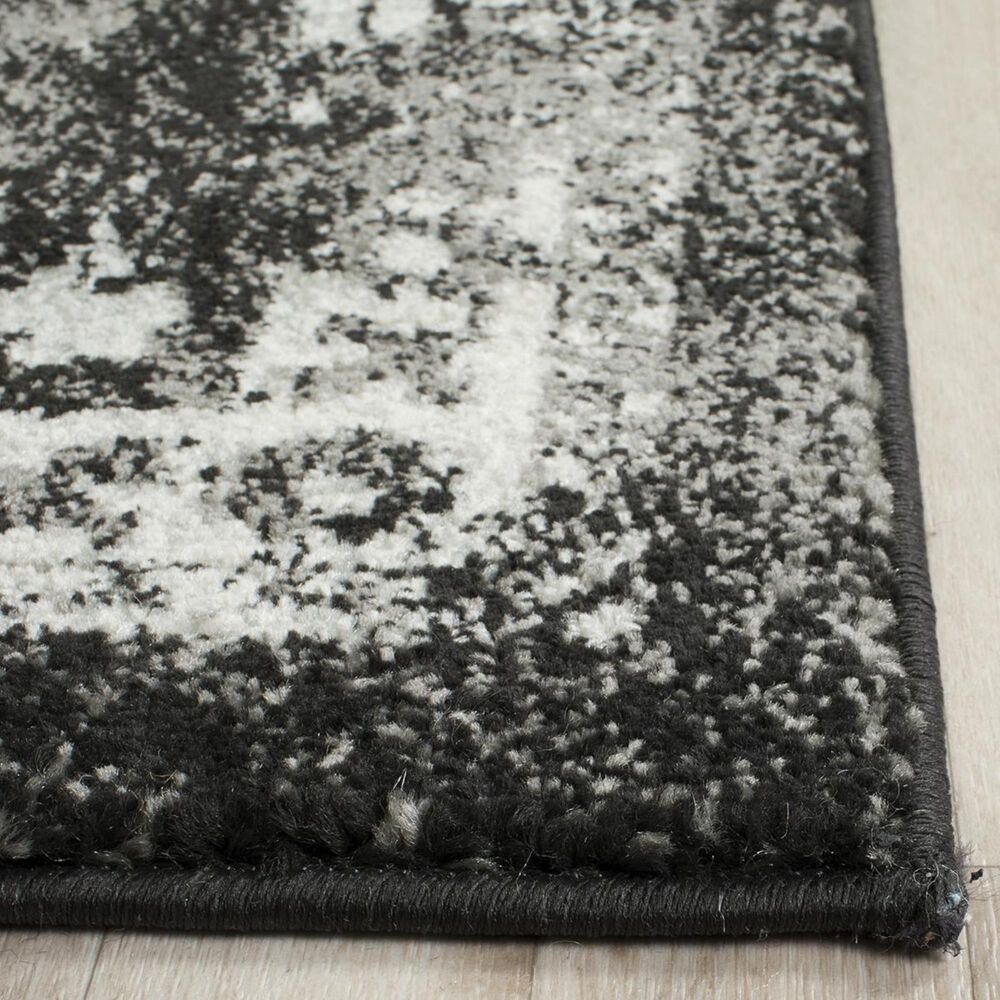 Safavieh Evoke EVK256R 5&#39;1&quot; Square Black and Grey Area Rug, , large