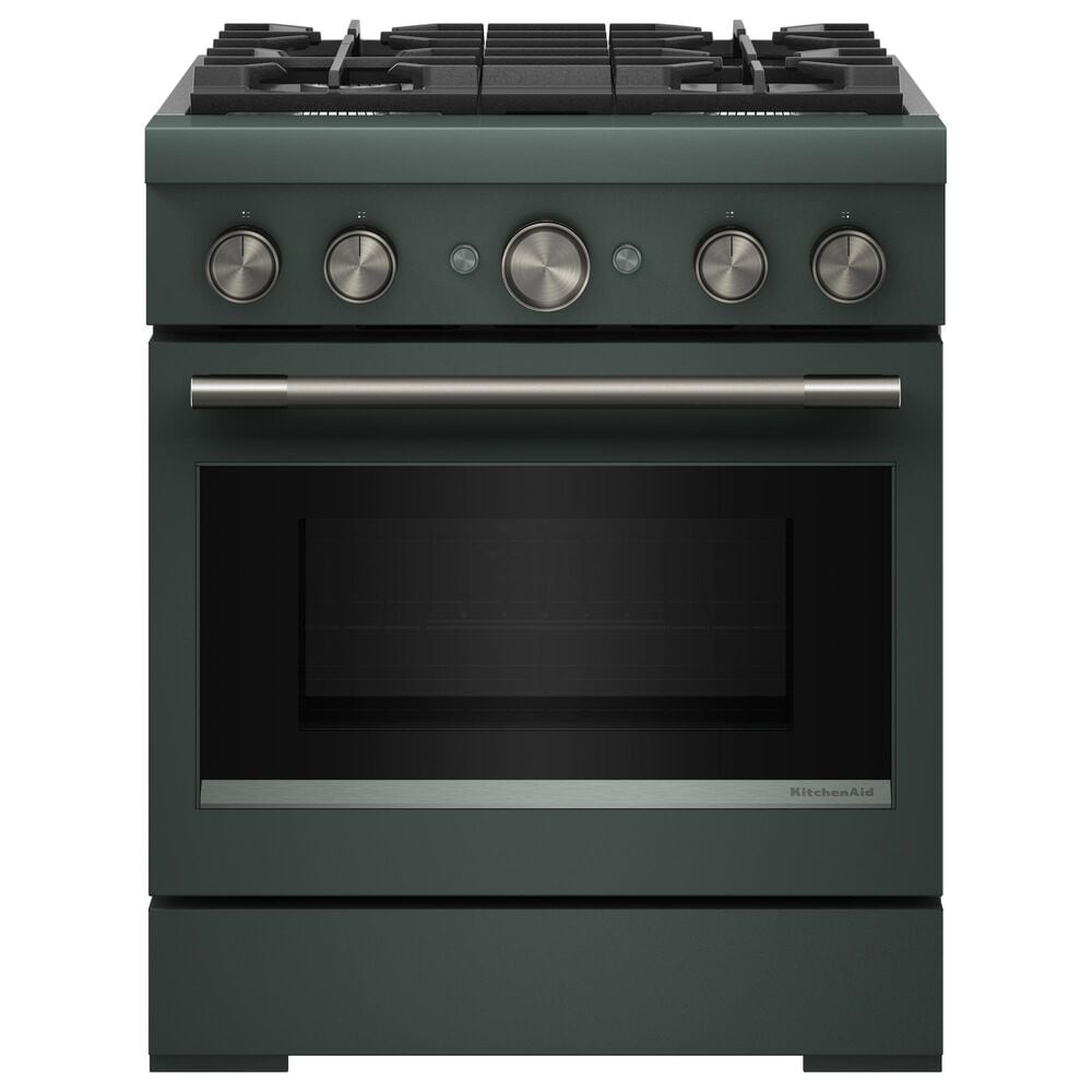 KitchenAid 4.1 Cu. Ft. Commercial-Style Dual Fuel Range in Juniper, , large