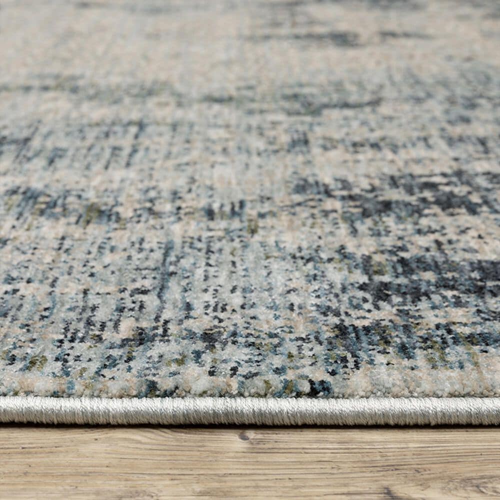 Oriental Weavers Hayden HAY04 3&#39;3&quot; x 5&#39; Beige and Blue Area Rug, , large