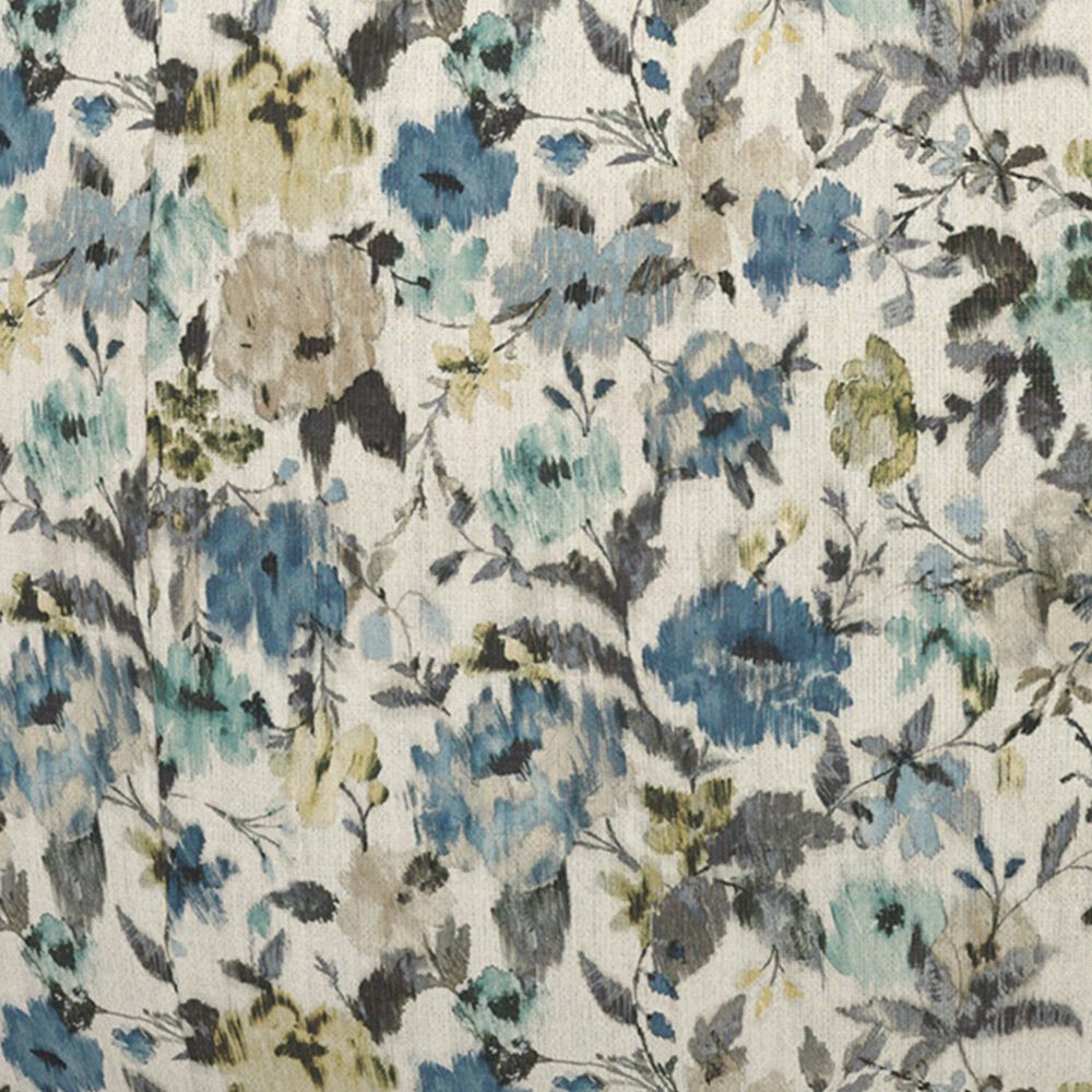 Emerald Home Furnishings Cecily Storage Ottoman in Blue Meadow, , large
