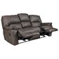 HomeStretch Rhino Manual Reclining Sofa in Pewter, , large
