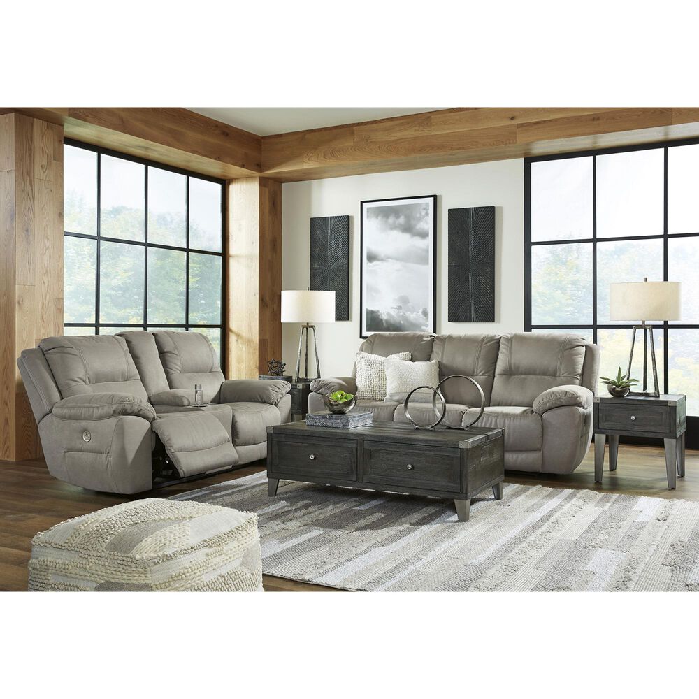 Ashley Next-Gen Gaucho Power Reclining Loveseat with Console in Putty, , large