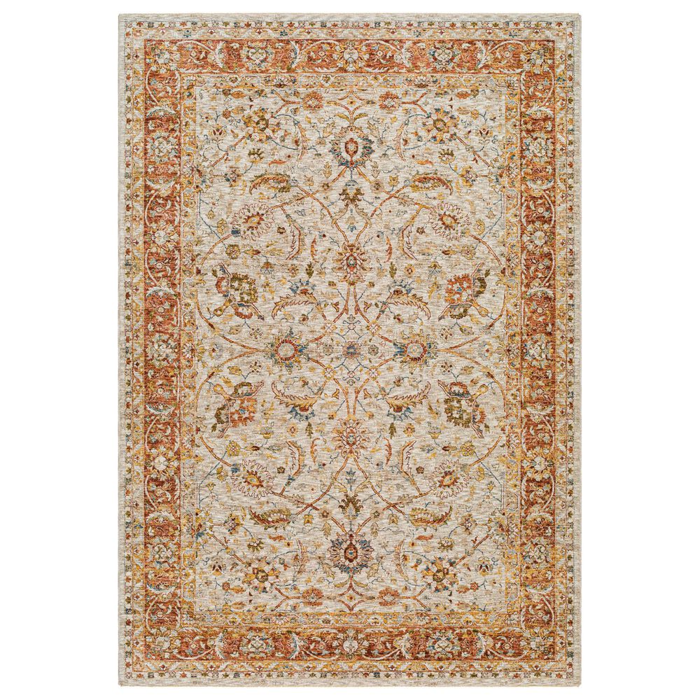 Surya Mona Lisa 10" x 14" Tan, Mustard, Brick Red, Burgundy, Olive, Sage and Dark Blue Area Rug, , large