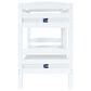Linon Home Decor Levi Twin Over Twin Bunk Bed in White, , large