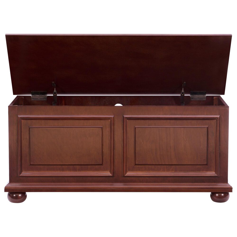 Linon Home Decor Chadwick Cedar Chest in Rich Cherry, , large