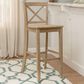 Linon Home Decor Torino X-Back Bar Stool in Grey Wash, , large
