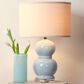 Jamie Young Sora Ceramic Table Lamp in Blue, , large