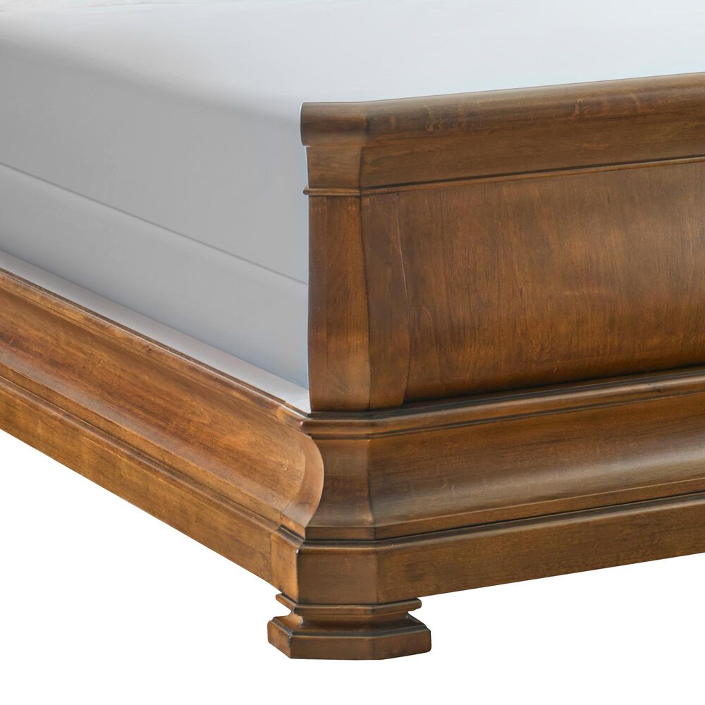 Universal Furniture New Lou Louie P&#39;s California King Sleigh Bed in Cognac, , large