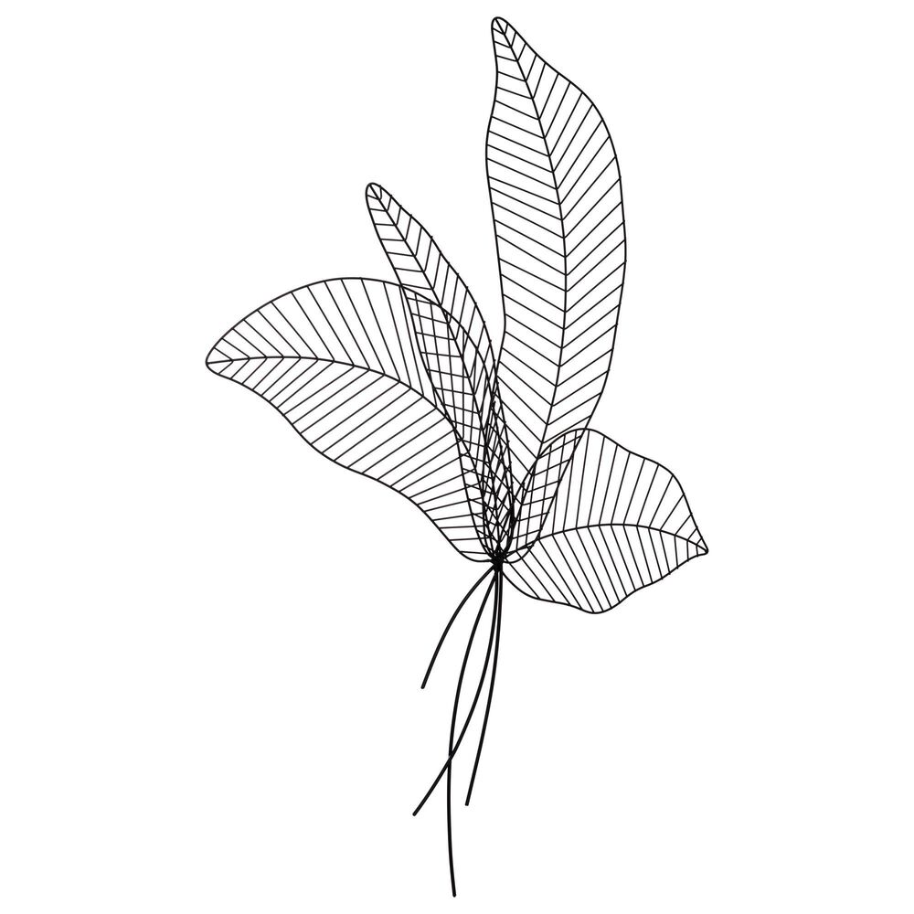 Zuo Modern Riversedge Wall Decor in Matte Black, , large
