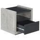 Furniture of America Anderson End Table in Black/Cement, , large