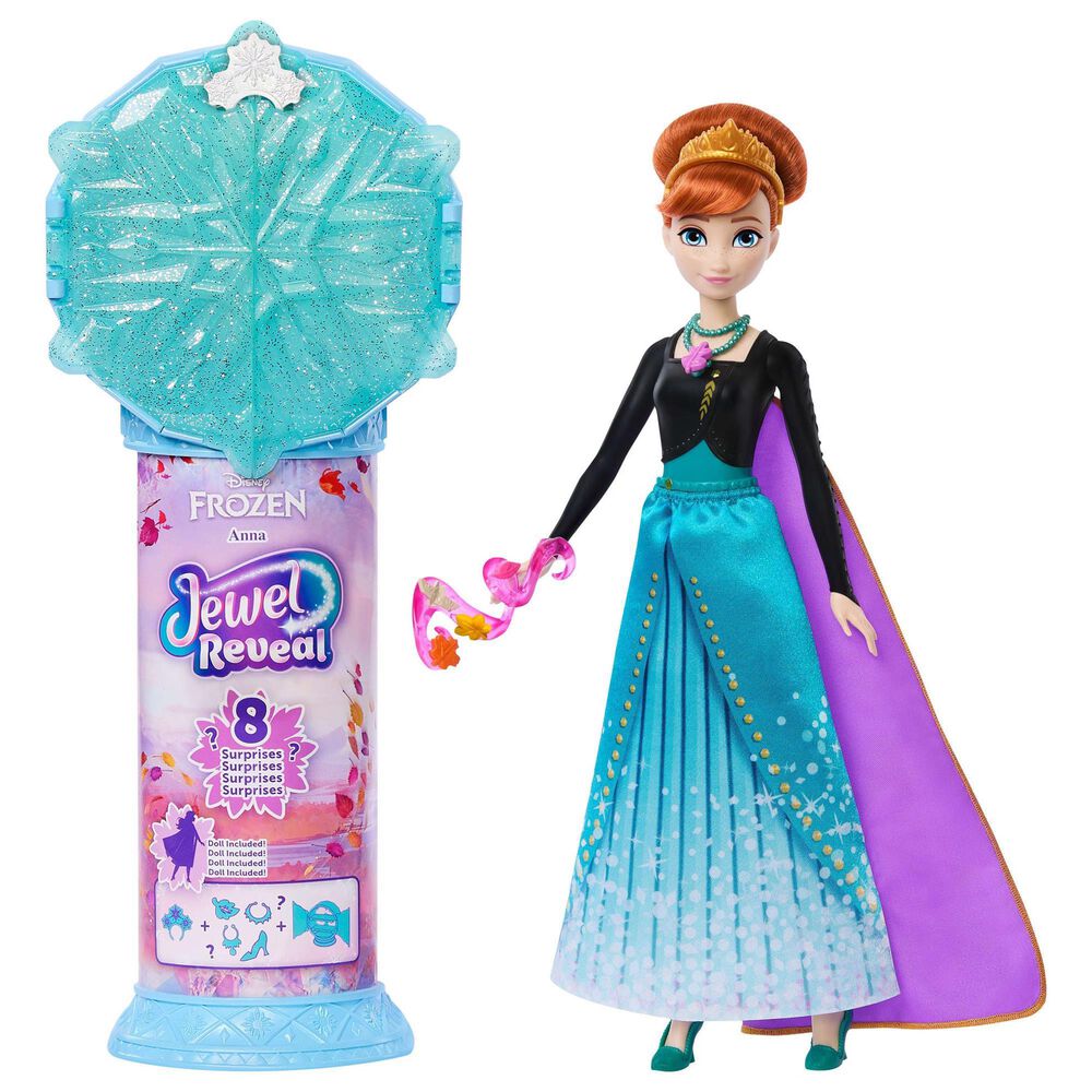 Disney Princess Jewel Reveal Fashion Doll - Anna, , large