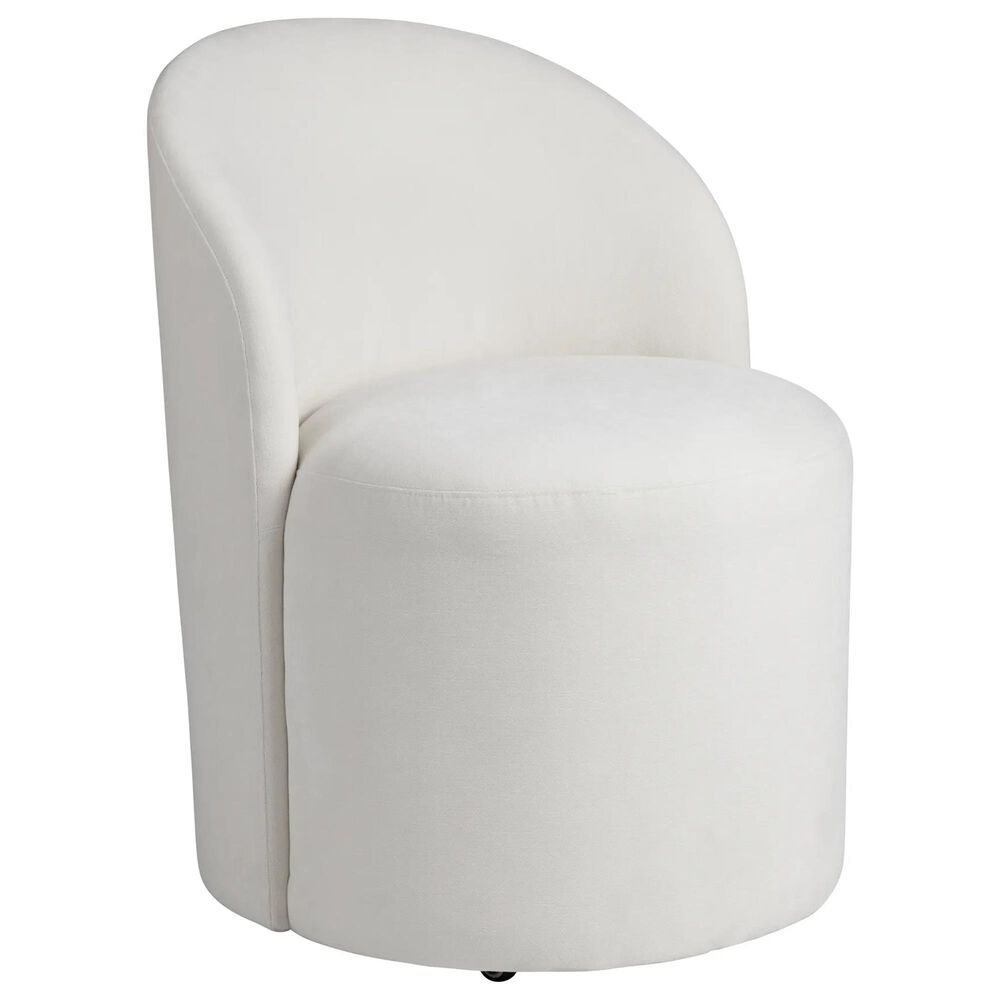 Slatehouse Fairfax Upholstered Dining Side Chair in White, , large