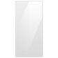 Samsung Bespoke Bespoke 4-Door French Door Refrigerator Top Panel in White Glass, , large