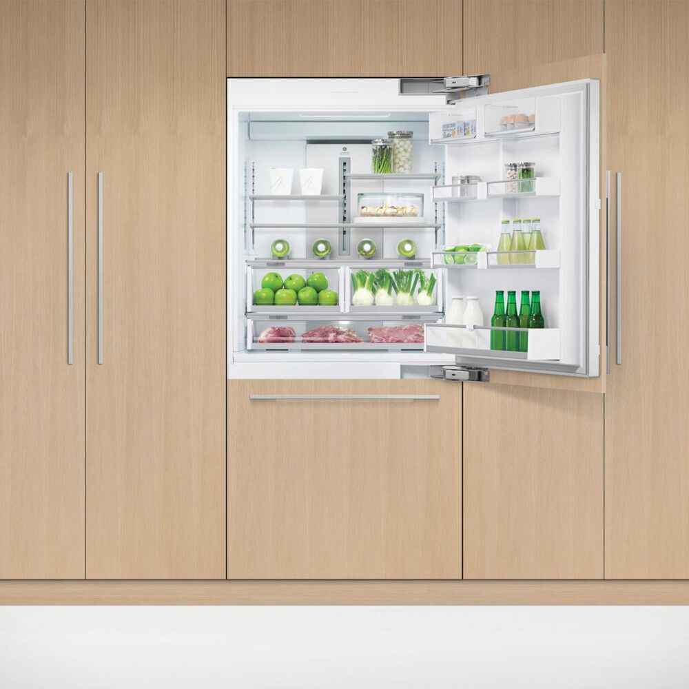 Fisher &amp; Paykel 16.8 Cu. Ft. 80&quot; Tall Integrated Refrigerator on Right Hinge, , large
