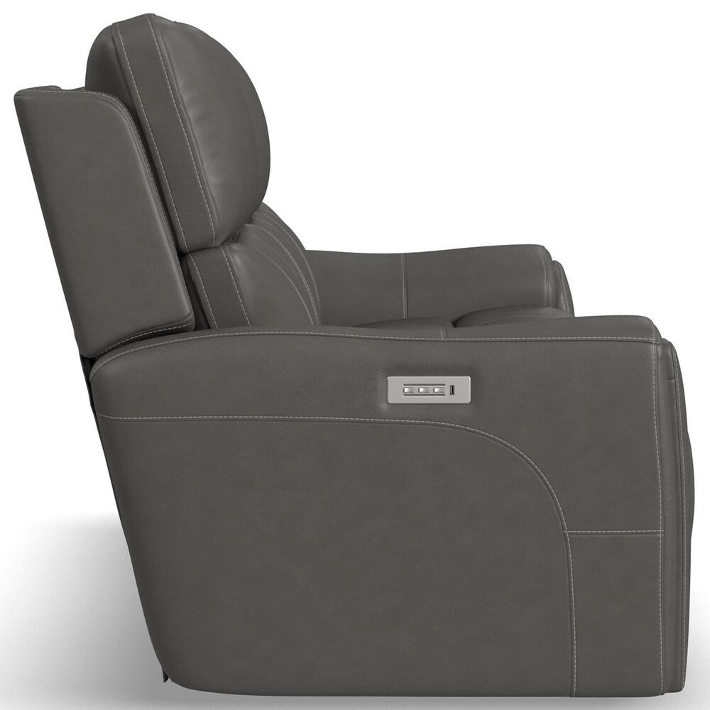 Oxford Furniture Carter 3-Piece Power Reclining Living Room Set in Smoke Gray, , large
