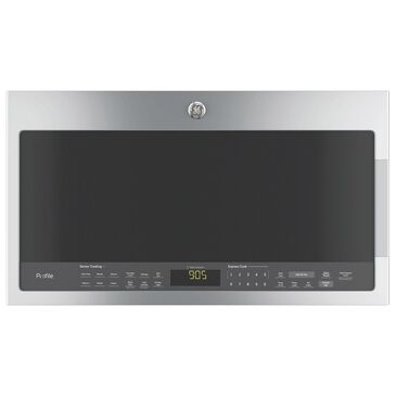 GE Profile 2.1 Cu. Ft. Over the Range Microwave with Sensor in Stainless Steel, , large