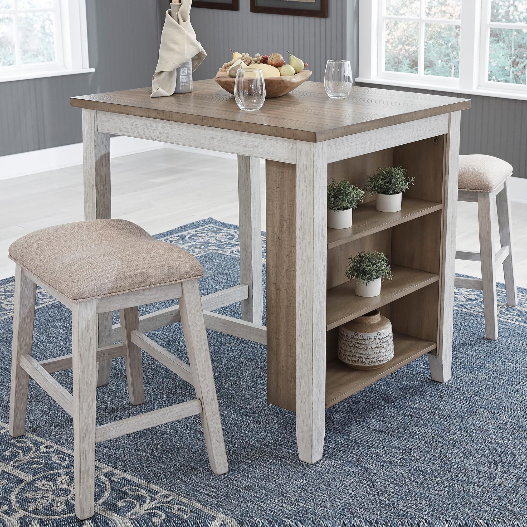 Signature Design by Ashley Skempton 3 Piece Counter Dining Set in